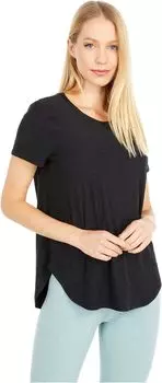 Полулегкий вес на футболке Down Low Beyond Yoga, цвет Darkest Night