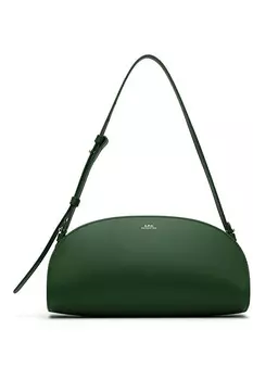 Полумесяц shoulder bag A.P.C., цвет vert emeraude