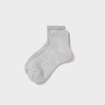 Полуноски с ворсом Heattech UNIQLO, серый