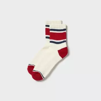 Полуносочки с узором Uniqlo, белый