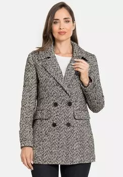 Полупальто ATIF EMBLEMS, темно-серый