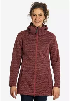 Полупальто Elkline, цвет darkredmelange