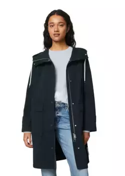 Полупальто Marc O'Polo "из органического хлопкового твила", синий