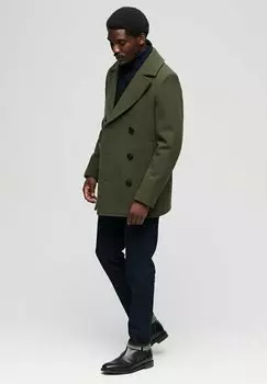 Полупальто MERCHANT STORE PEA Superdry, цвет dark moss green