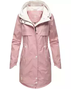 Полупальто Наваху "Xankaa", модная женская парка-переходник Navahoo, цвет Puder
