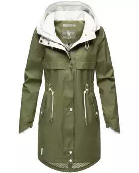 Полупальто Наваху "Xankaa", модная женская парка-переходник Navahoo, зеленый