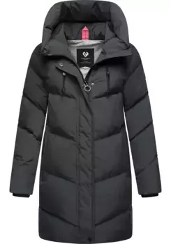 Полупальто Ragwear "Авелин", стеганое женское зимнее пальто, серый