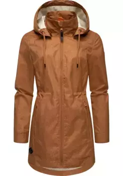 Полупальто Ragwear "Dakkota II", водонепроницаемое пальто для отдыха на переходном периоде, цвет Zimt