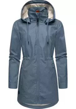 Полупальто Ragwear "Dakkota II", водонепроницаемое пальто для отдыха на переходном периоде, синий