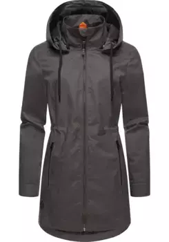 Полупальто Ragwear "Dakkota II", водонепроницаемое пальто для отдыха на переходном периоде, серый