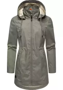 Полупальто Ragwear "Dakkota II", водонепроницаемое пальто для отдыха на переходном периоде, зеленый