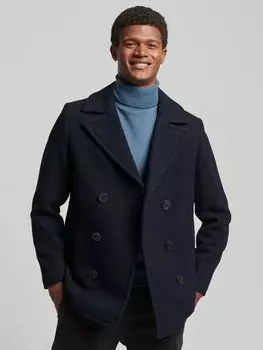 Полупальто Superdry Merchant Wool, Eclipse Navy