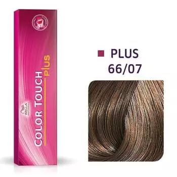 Полуперманентная краска для волос без аммиака 66/07 60мл Wella Color Touch Plus 66/07