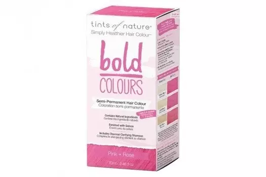 Полуперманентная краска для волос BOLD Colors - Розовый - 70 мл - Tints of Nature -