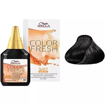 Полуперманентная краска для волос Wella Color Fresh № 3/07 Dark Natural Brown Brown 75 мл
