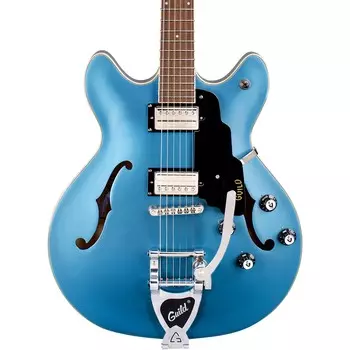 Полуполая электрогитара Guild Starfire I DC с хвостовиком Guild Vibrato Pelham Blue