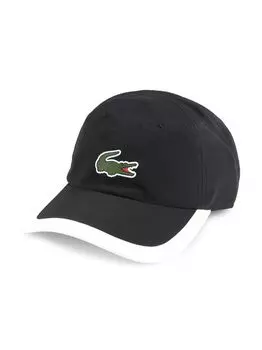 Полупричудливая бейсболка с логотипом Brim Lacoste, черный