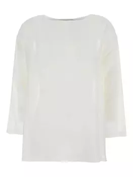 Полупрозрачная блузка Jucca, белый