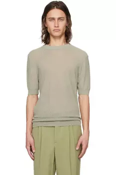 Полупрозрачная футболка Ami Paris, мультиколор