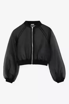 Полупрозрачная куртка Gulliver, черный