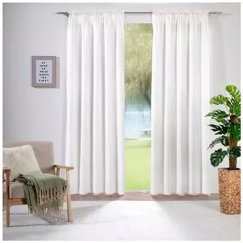 Полупрозрачная оконная занавеска из бронзового полиэстера Элегантная занавеска из вуали для украшения 2 размера: 100 x 250 см heimtexland