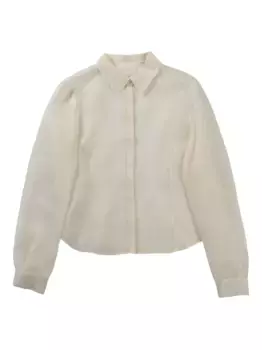 Полупрозрачная рубашка Amomento, нейтральный