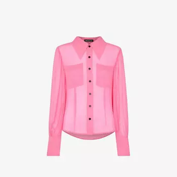 Полупрозрачная рубашка Penelope из тканого материала Whistles, розовый
