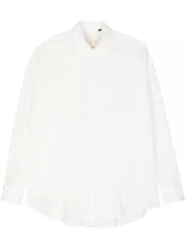 Полупрозрачная рубашка в клетку Costumein, бежевый