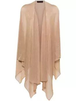 Полупрозрачная шаль с люрексом Talbot Runhof, золотой