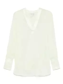 Полупрозрачная туника Forte Forte, зеленый