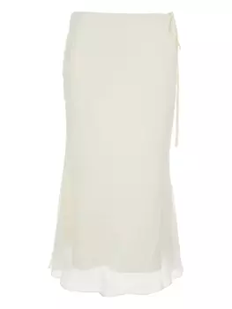 Полупрозрачная юбка DUNST, белый