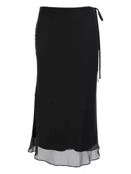 Полупрозрачная юбка DUNST, черный