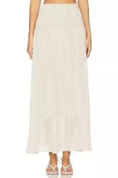 Полупрозрачная юбка Nikki 4Th & Reckless, beige