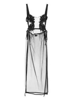 Полупрозрачное платье макси Alchemy