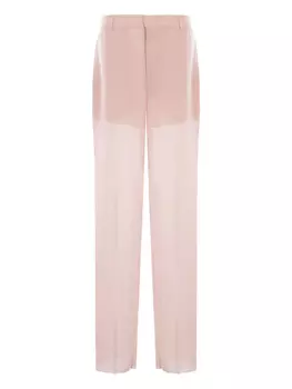 Полупрозрачные брюки Blumarine, розовый