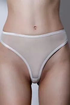 Полупрозрачные хипстерские стринги Sensee, белый