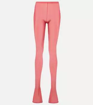 Полупрозрачные леггинсы Blumarine, розовый
