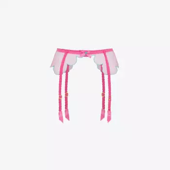 Полупрозрачные сетчатые подтяжки Lorna Agent Provocateur, розовый