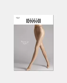 Полупрозрачные трусики Wolford плотностью 40 ден Wolford, бежевый