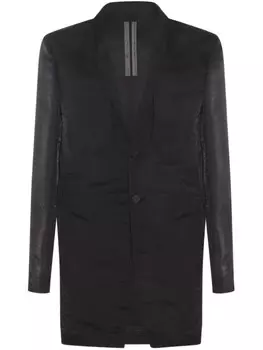 Полупрозрачный блейзер Rick Owens, черный
