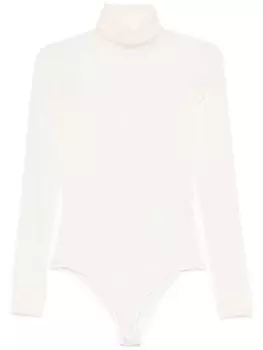 Полупрозрачный боди Maison Margiela, нейтральный