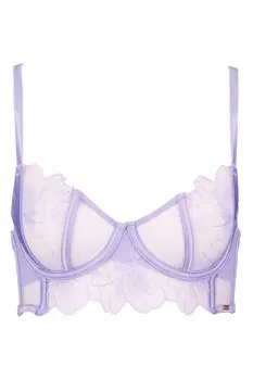 Полупрозрачный бюстгальтер Hunkemoller, фиолетовый