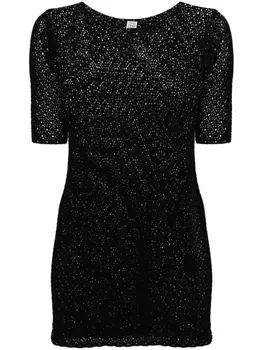 Полупрозрачный джемпер TOTEME, черный