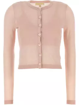 Полупрозрачный кардиган Michael Michael Kors, розовый