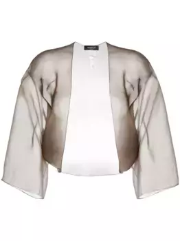 Полупрозрачный жакет Fabiana Filippi, коричневый