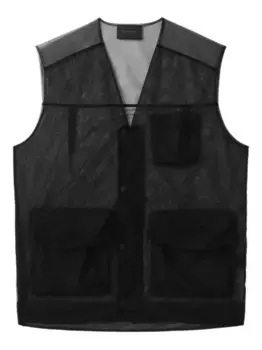 Полупрозрачный жилет Simone Rocha, черный