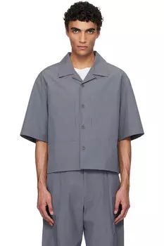 Полурубашка карманная Amomento, серый