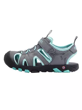 Полусандалии Trollkids Stavanger, серый