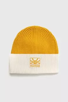 Полушерстяная шляпа для Pantone United Colors of Benetton, желтый