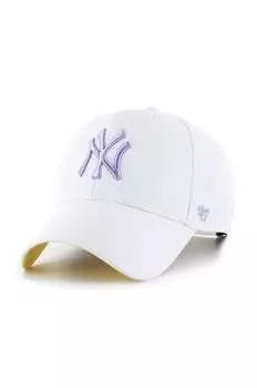 Полушерстяная шляпа New York Yankees 47 brand, белый